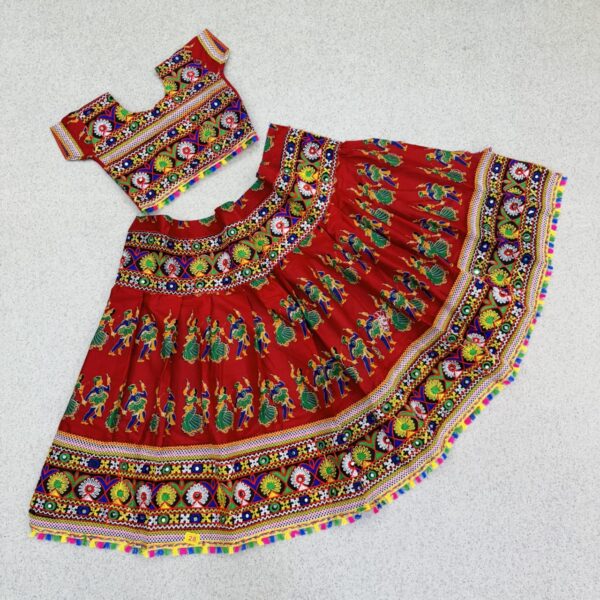 💃 Presenting Navratri Traditional Lehnga Catalogue : Dandiya Print - Image 4