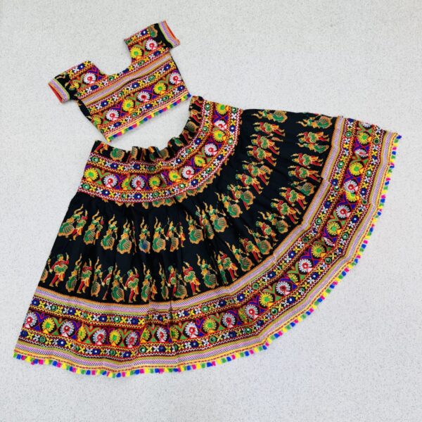 💃 Presenting Navratri Traditional Lehnga Catalogue : Dandiya Print - Image 2